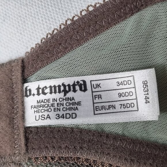 b.tempt'd Padded Lace Bra Size 34DD - Picture 2 of 10